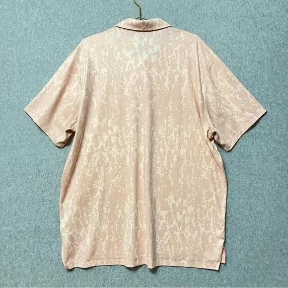 Nike Golf Men's Dri-Fit Vapor Graphic Polo Shirt Size XL Arctic Orange Pink - Picture 7 of 11